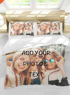 Custom Personalized D Printed Duvet Cover Pillow Case Beddi
