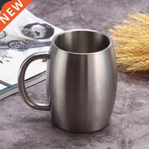420ml Stainless Steel Coffee Beer Cup Mug Reusable for Offic