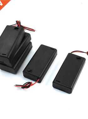 5PCS 2 x 1.5V AA Battery Container Box with ON/OFF Switch