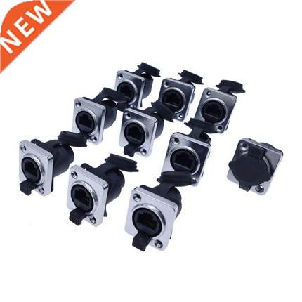 10 piece RJ45 Waterproof IP65 Network Connector with Rubber