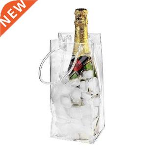 Transparent PVC Leakproof Ice Bag Wine Beer Champagne