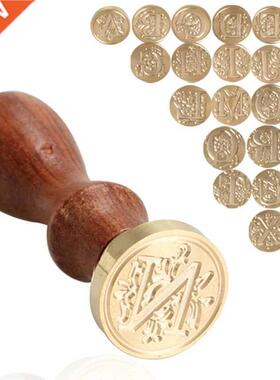 Retro Wax Seal Stamp Sealing Wax Seal Set 26 Alphabet Letter