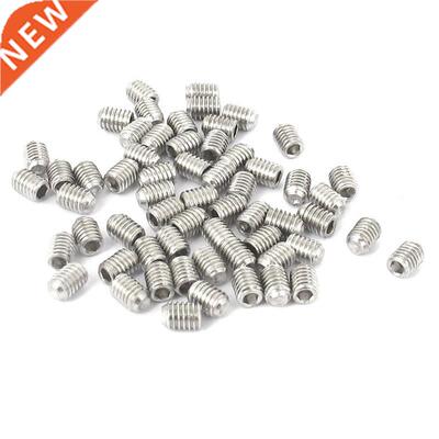 M3x4mm Stainless Steel Hex Socket Set Cap Point Grub Screws