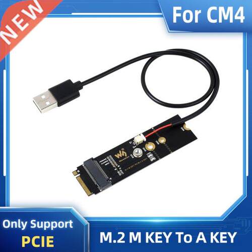 M.2 M Key to A Key Adapter Only for PCIe Devices with USB C