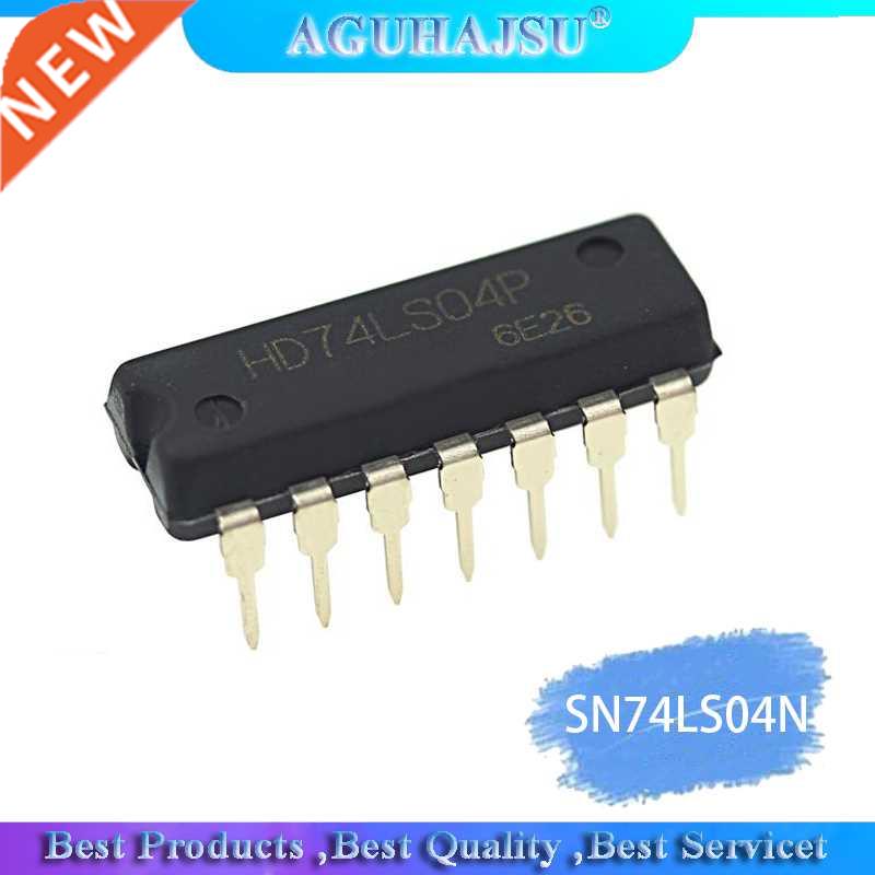 10PCS SN74LS04N DIP14 SN74LS04 DIP 74LS04N 74LS04 DIP-14 new