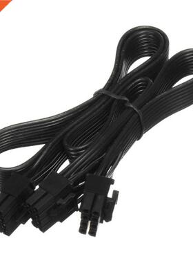 60cm 18AWG 8 Pin Male to Dual 8Pin(6+2) Male PCI-E Video Gra
