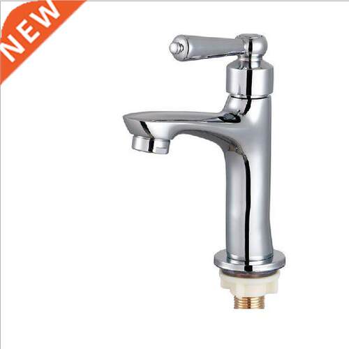 G1/2 European Style Brass Single Cold Washbasin Faucet