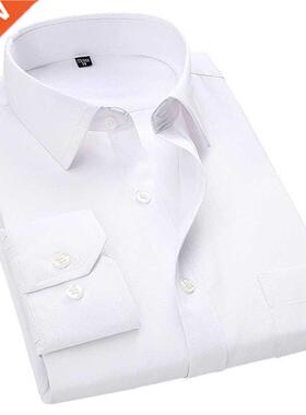 4XL 5XL 6XL 7XL 8XL Large Size Men's Business Casual Long Sl