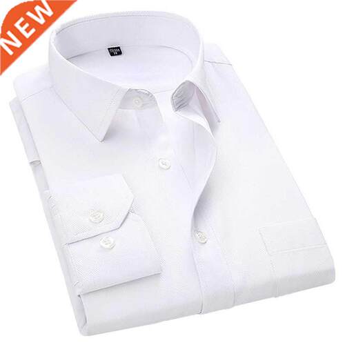 4XL 5XL 6XL 7XL 8XL Large Size Men's Business Casual Long Sl