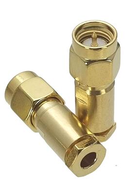 10Pcs Connector SMA Male Plug clamp RG316 RG174 LMR100 RF Ad