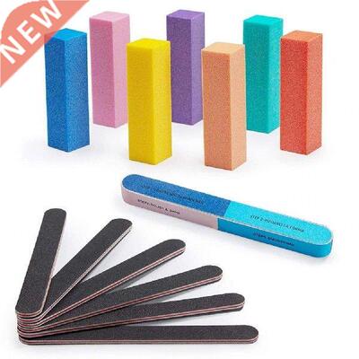 14Pcs/Set Nail Polishing File Frosted  Colorful Manicure