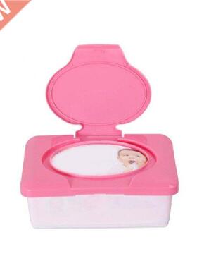 Plastic Dry Wet Tissue Box Case Baby Wipes Press Pop-up
