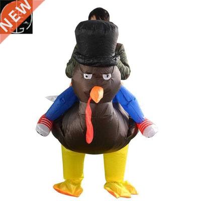 Thanksgiving turkey inflatable costume walking turkey puppet