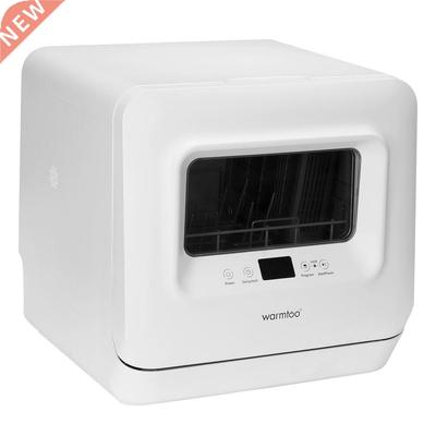 White Ultrasonic Electric Dishwasher Kitchen Counter