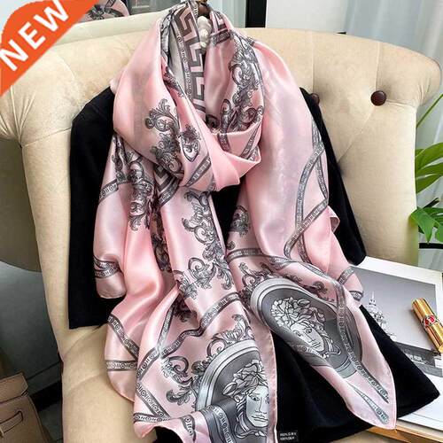 2021 Cor Matching Sillk Scarf Women Spring New Fashion Ban