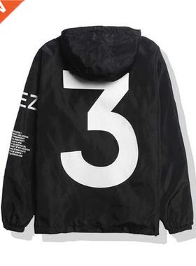 2022 Spring Kanye West Y Men’s Windbreaker Jacket Outdoor