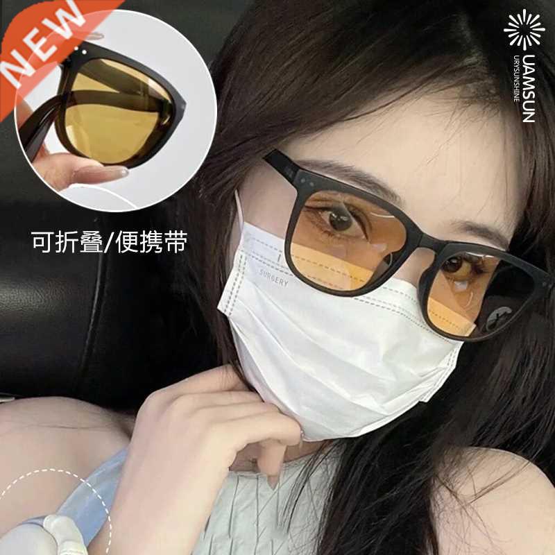 women sunglasses fold ultraviolet-proof 可折叠墨镜女夏太阳镜图片