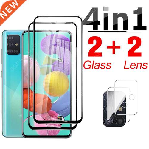 4-in-1 Full Screen Protector Protective Glass On The For Sam