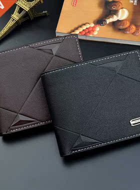 2022 New Men's Wallet Short Multi-card Coin Purse Fashion Ca