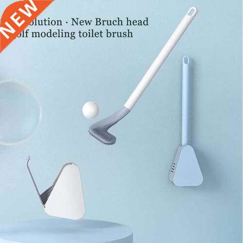 New Golf Toilet Bru Soft Rubber Long Handle No Dead Angle