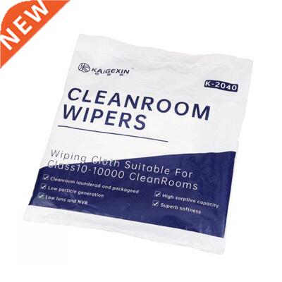 Soft Cleanroom Wiper Microfiber Absorbing Water Dust Free Pa