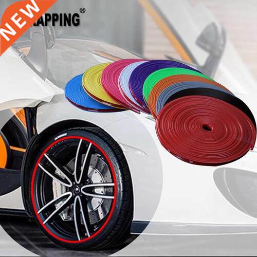 8M Car Wheel Protector Hub er Strips Auto Rim/Tire Guard Mod