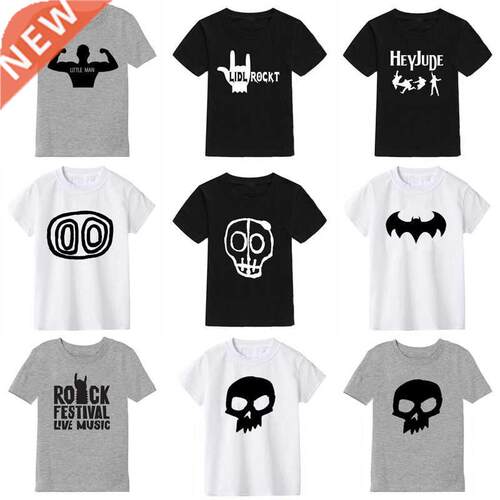 2021 Summer Children's T-Shirt Fashion 100% Cotton Boy T Shi