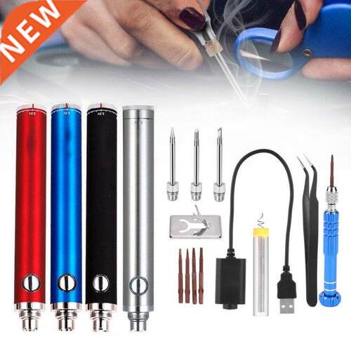 DC5V 15W USB Charging 510 Interface Soldering Iron Tip Built