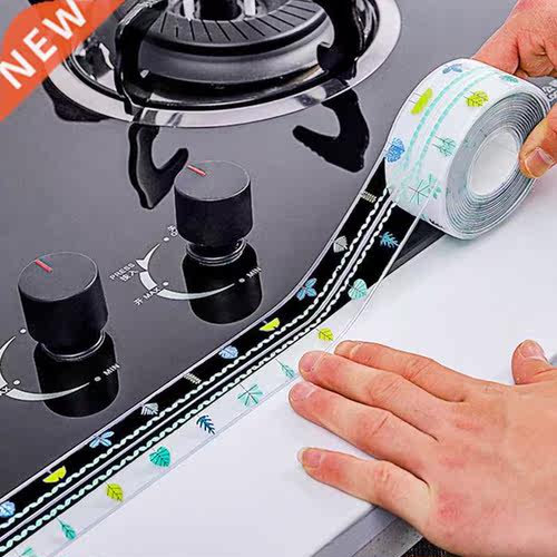 Kitchen Sink Waterproof Sticker Transparent Anti-mold Bathro
