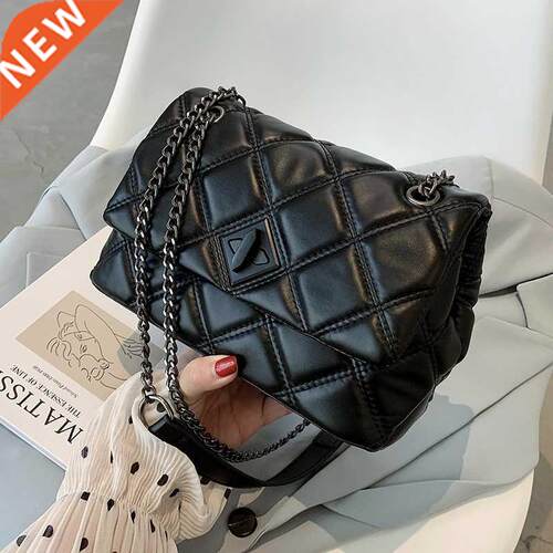 Embroidery Thread Small PU Leather Crossbody Bags For Women