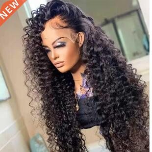 30 34 Inch Loose Deep Wave HD Frontal Wigs for Women Curly H