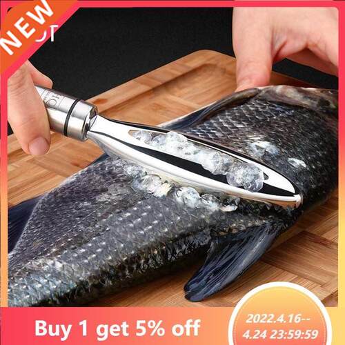 Stainless Steel Fish Scales Scraping Graters Remover Fish Cl