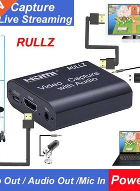 4K HDMI To USB 2.0 3.0 Loop Out Graphics Capture Card Video