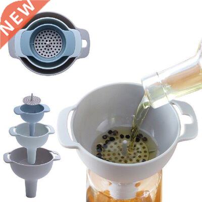1PC 4 In 1 Kitchen Funnel Kit Oil Funnel Strainer Oil Water