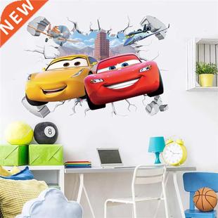 Cartoon Cars wall stickers for kids room Children bedroom l