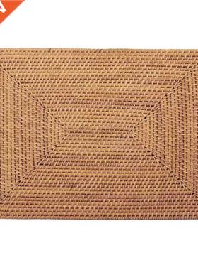 Table Mats Non Slip Rattan Placemats Dining Table Heat Resis