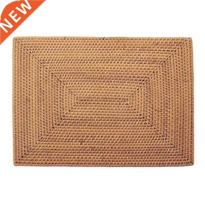 Table Mats Non Slip Rattan Placemats Dining Table Heat Resis