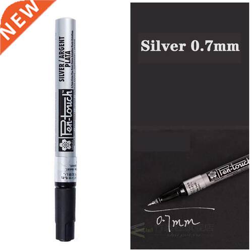 Permanent Metallic Marker Pens White Silver Gold Paint Pen