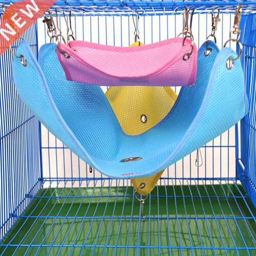 S/M/L Pet Hamster Hammock Summer Breathable Mesh Bed for Chi