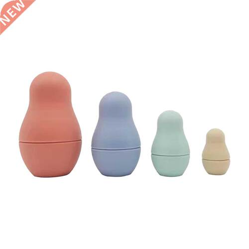 Silicone Stacking Russian Nesting Doll Educational Toy