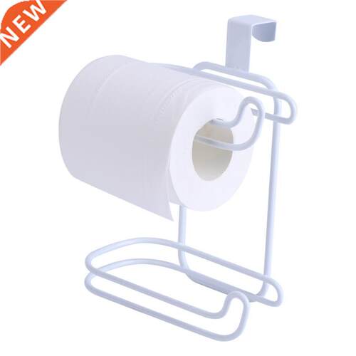 Fdit 1Pcs 2 Roll Toilet Paper Holder Door Back Holder Hangin