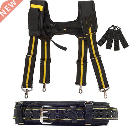 Heavy Work Tool Belt Suspenders Nail Pocket Set Adjustable L
