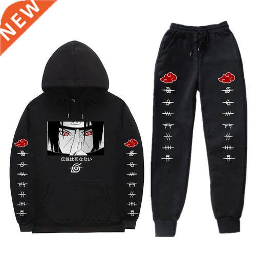 Japanese cartoon Cartoon Graphic Casual Tracksuit 2Piece Out