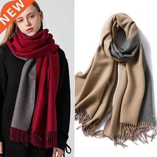 Winter Cashmere Scarf Women Thick Warm Shawls Wraps Lady