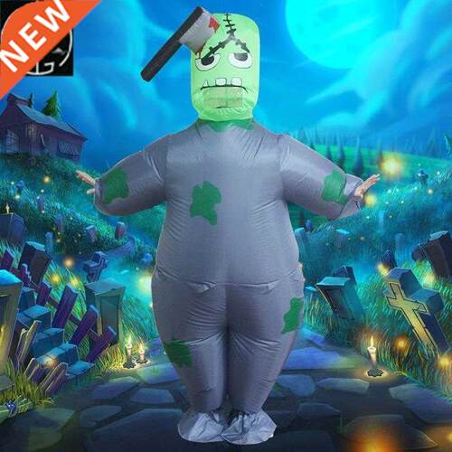 Halloween axe slaing inflatable clothes spoof costume NPC
