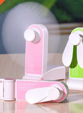 Usb Mini Fold Fan Electric Portable Hold Small Air Cooler Or