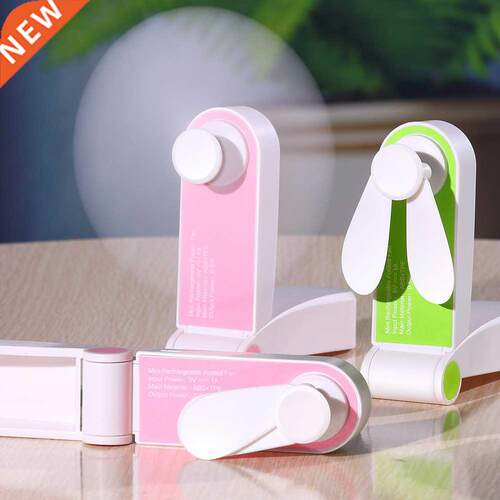Usb Mini Fold Fan Electric Portable Hold Small Air Cooler Or