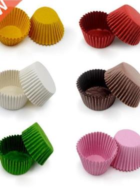 100Pcs Solid Color Cupcake Paper Liners Muffin Cases Cup Cak