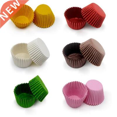 100Pcs Solid Color Cupcake Paper Liners Muffin Cases Cup Cak