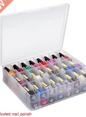 Transpent Holder Nail Polish Organizer Universal Plastic